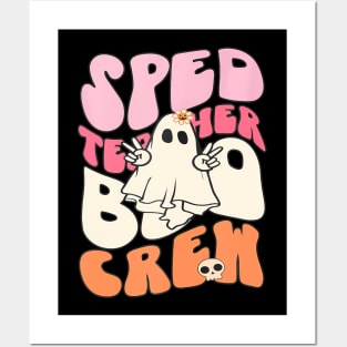 Sped Teacher Boo Crew Halloween Costume Sped Ed Team Posters and Art